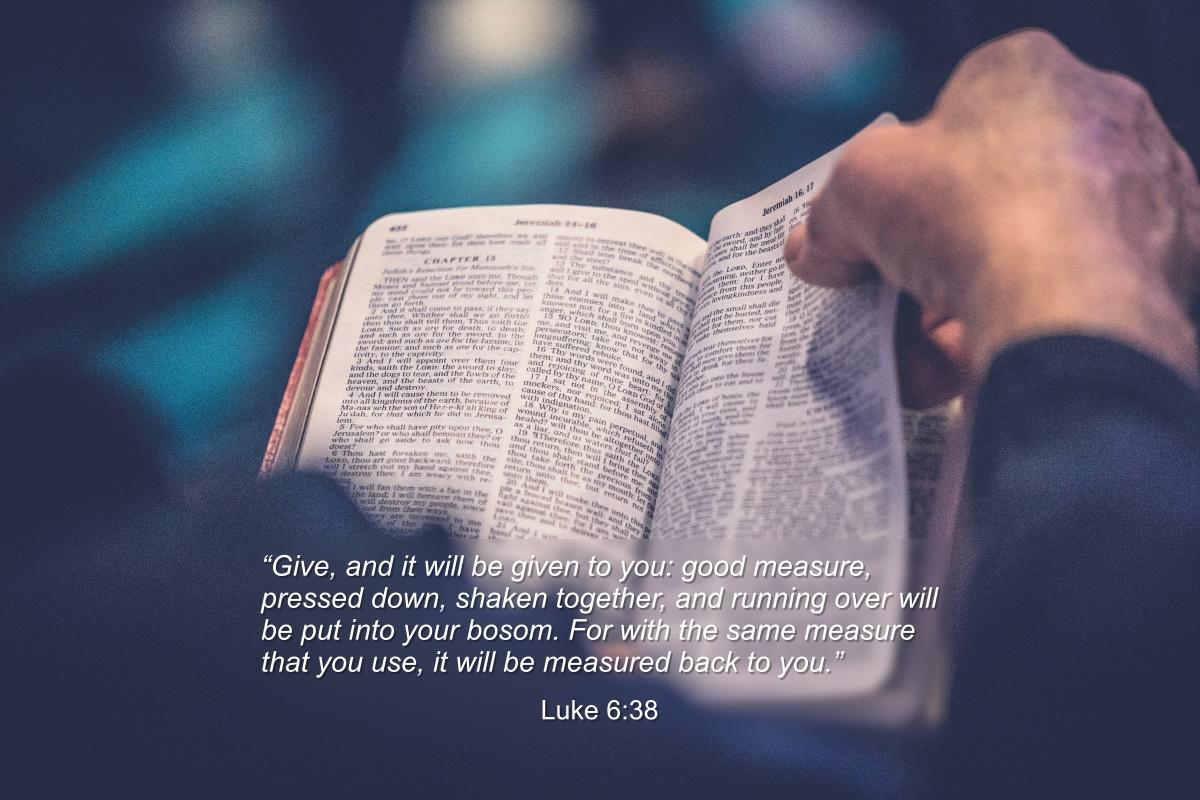 Luke 6:38